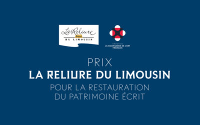 La Reliure lance son prix pour la restauration du patrimoine écrit